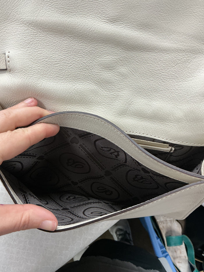 Crossbody Designer By Brighton In Cream, Size:Medium