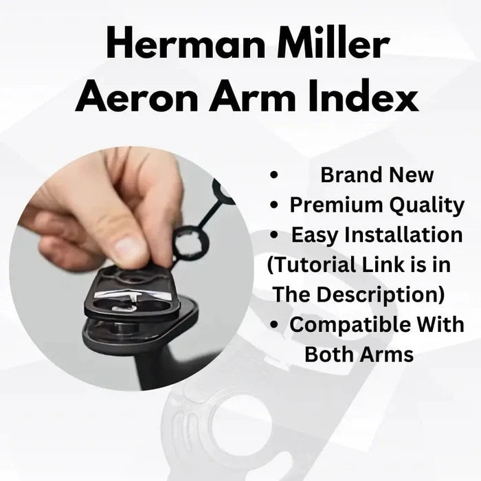 Herman Miller Aeron arm index replacement part for office chair, easy installation, premium quality.