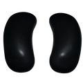 Herman Miller Mirra V1 compatible black arm pads set, Office Logix Shop part