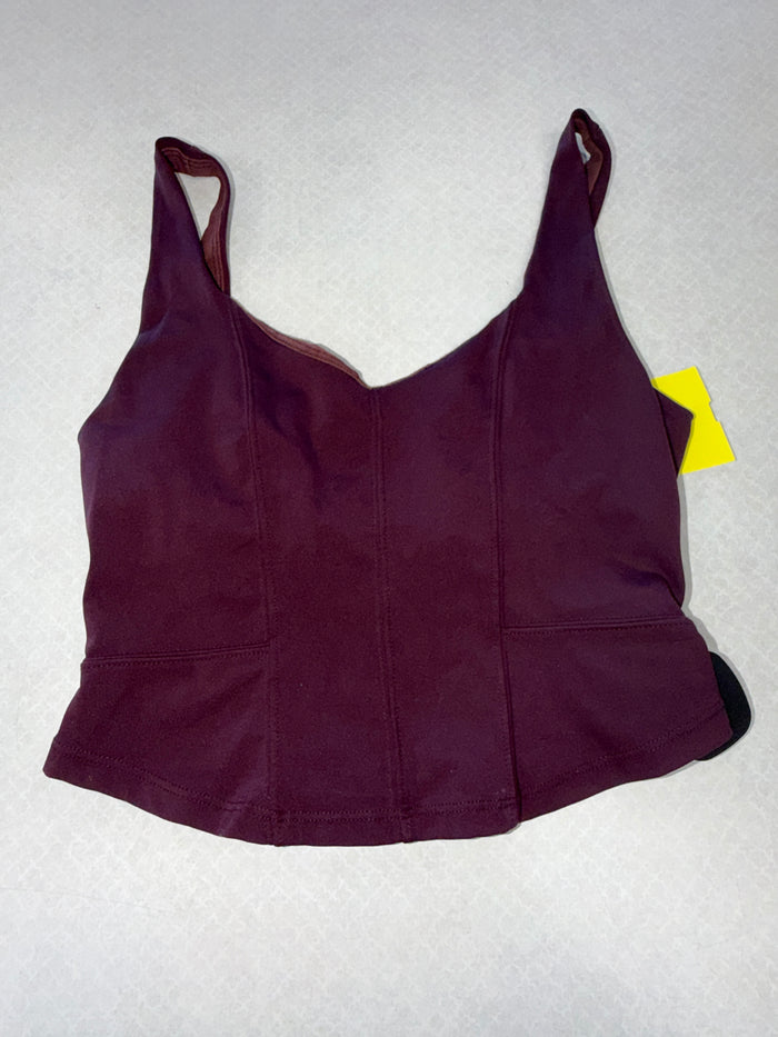 Athletic Bra By Free People In Maroon, Size:S
