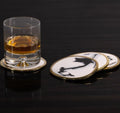 Bianco Nero Coaster Set/4 - Lunares
