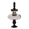 Black & Smoked Glass Small Urn - Howard Elliott