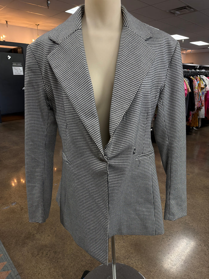 Blazer By H&M In Black & White, Size:8