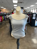 Bodysuit By Clothes Mentor In Grey, Size:S