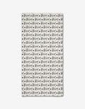 The Boo to You Bar Towel by Hufton Studio is a rectangular white towel made from recycled materials, featuring a repeating black “Boo!” text pattern with small stars for a playful, spooky Halloween design.