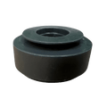Black Herman Miller Aeron Classic V1 compatible bushing spacer part on white background