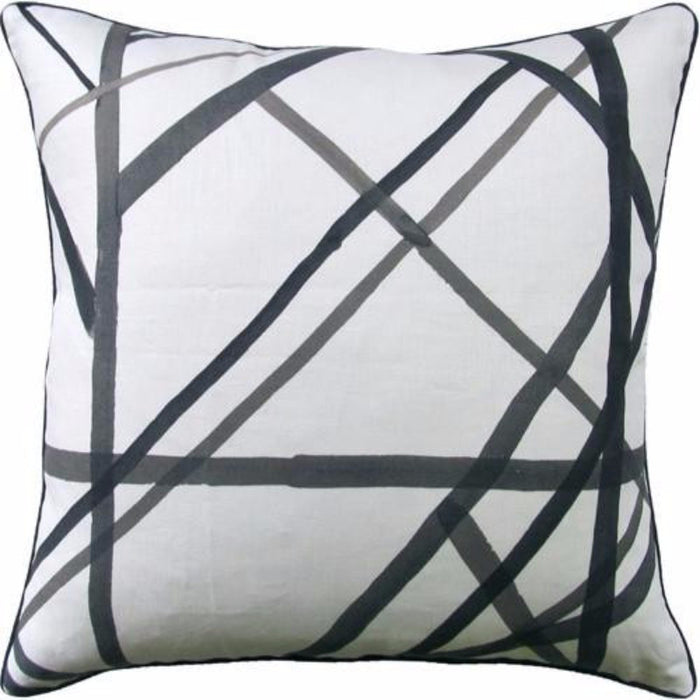 Channels Ebony Pillow 22x22 - Ryan Studio
