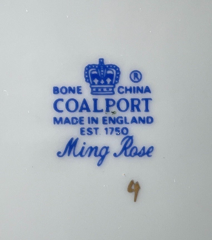Coalport Ming Rose Bon Bon 9 3/4"2