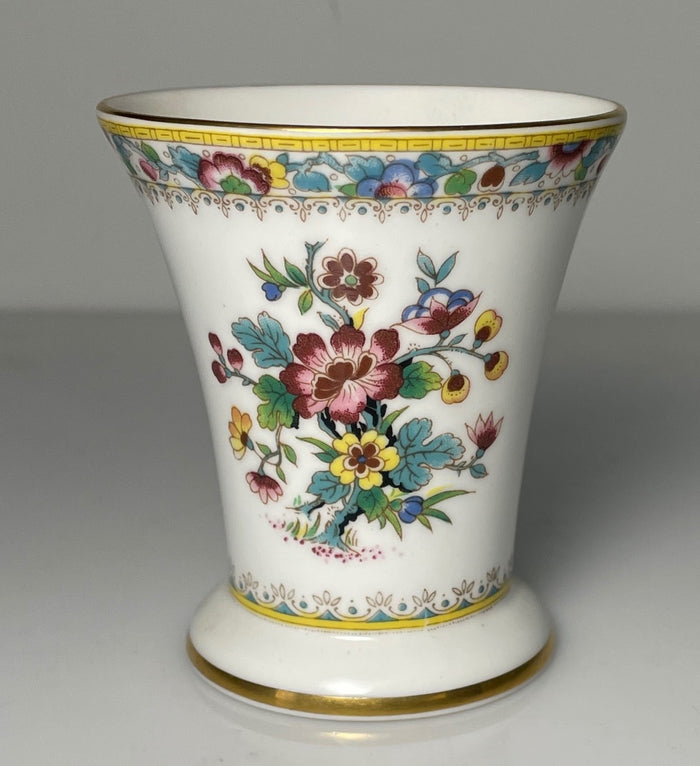 Coalport Ming Rose Posey Pot 3 1/8"0