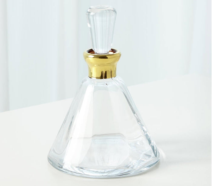 Gold Necked Decanter - Global Views