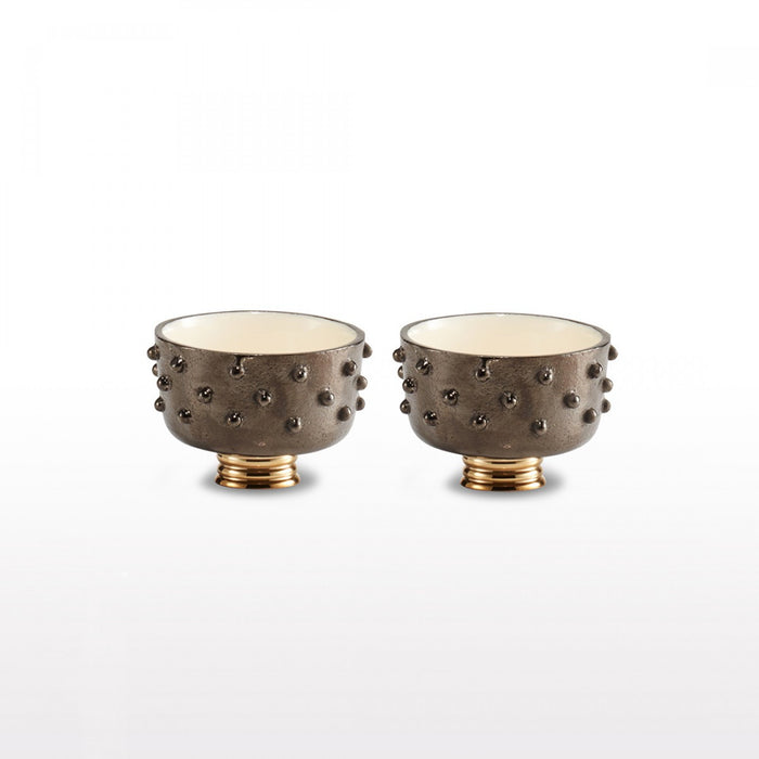 Djembe Mini Round Bowl Set of 2 - Nima Oberoi-Lunares