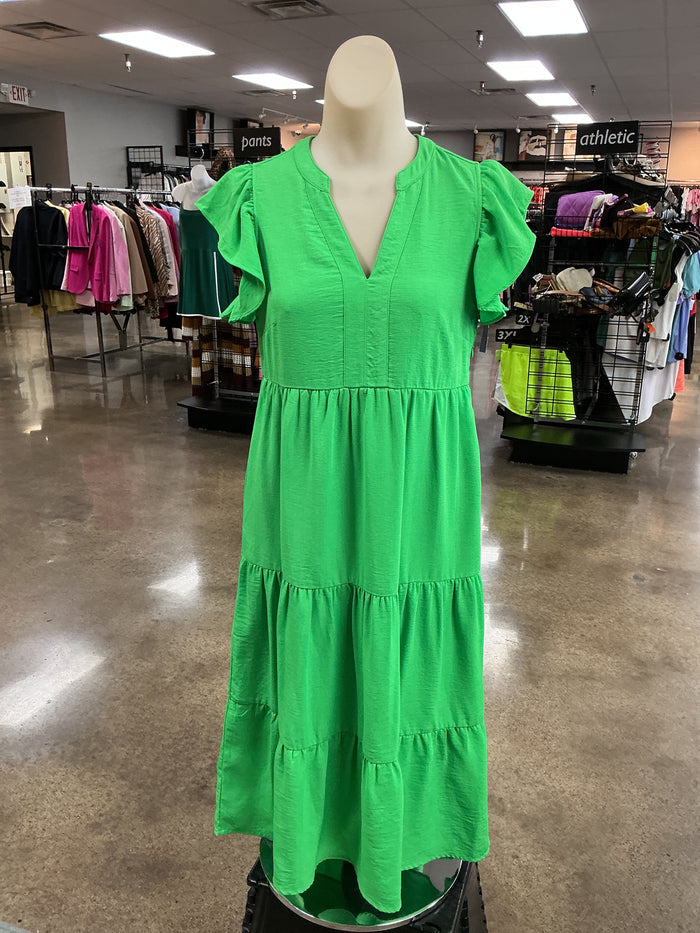 Dress Casual Maxi By Thml In Green, Size:Xs