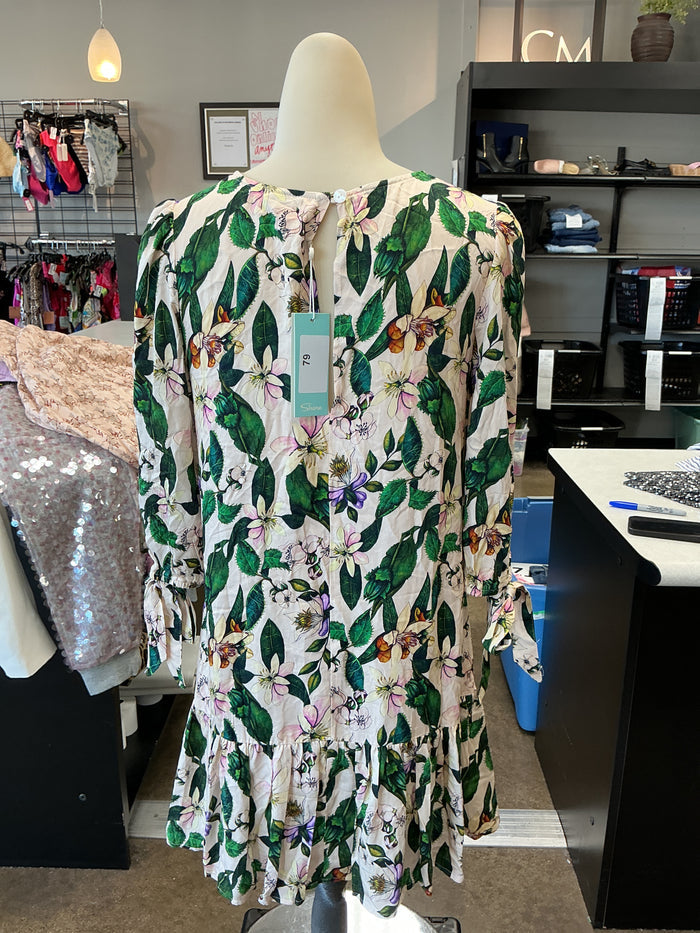 Dress Casual Short By Shore In Floral Print, Size:S