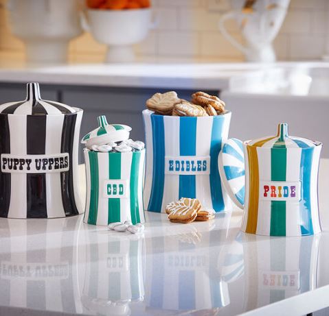 Vice Edibles Canister - Jonathan Adler
