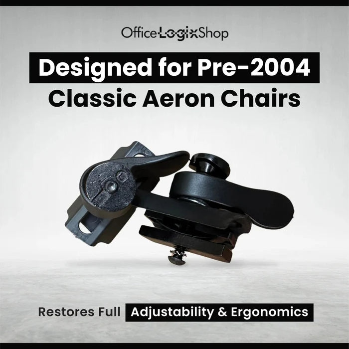 Flip knob lever kit for Herman Miller Classic Aeron pre-2004, office chair part upgrade