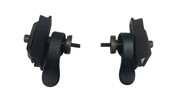 Flip knob lever kit for Herman Miller Classic Aeron chair, black hardware, Office Logix Shop