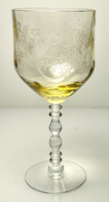 Fostoria Serenity Yellow Claret Wine 6 1/4"0