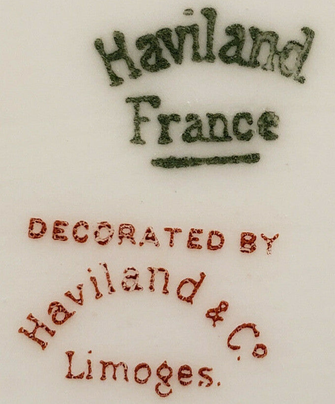 Haviland Clover Leaf  Dinner Plate 9 3/4"2