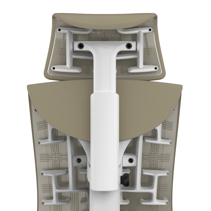 Khaki Medley White Frame