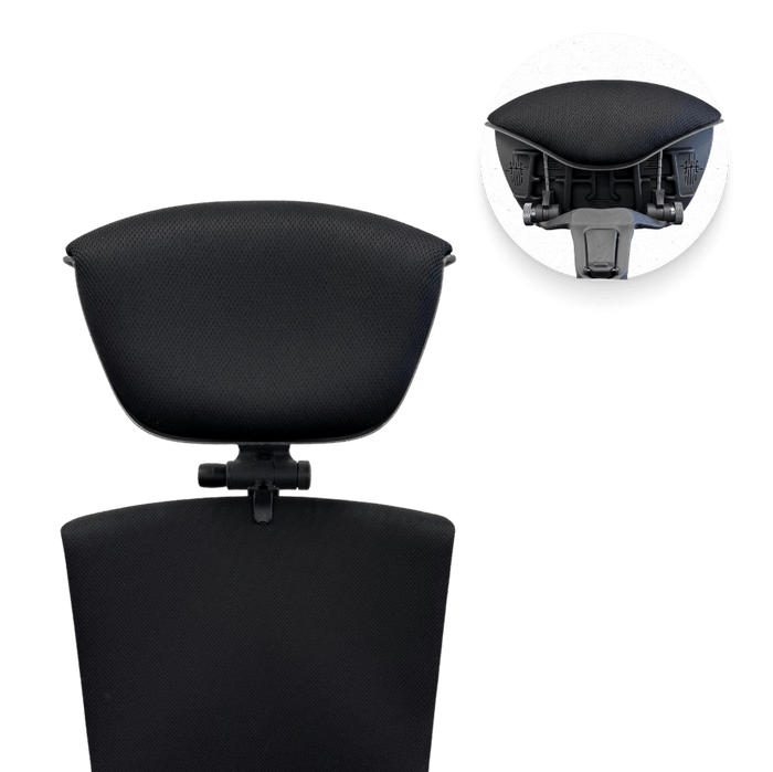 Herman Miller Embody chair headrest by Office Logix Shop, black ergonomic office chair accessory