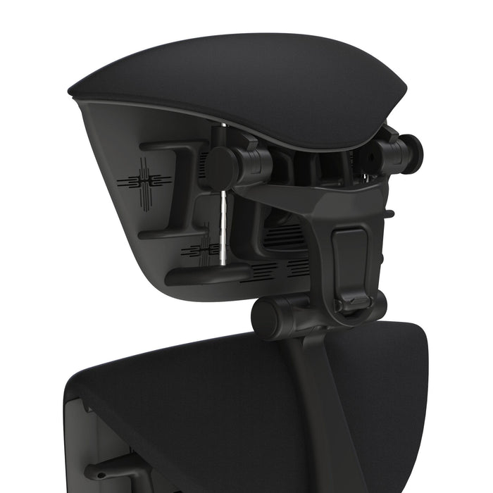 Black Herman Miller Embody headrest replacement part, ergonomic design, Office Logix Shop