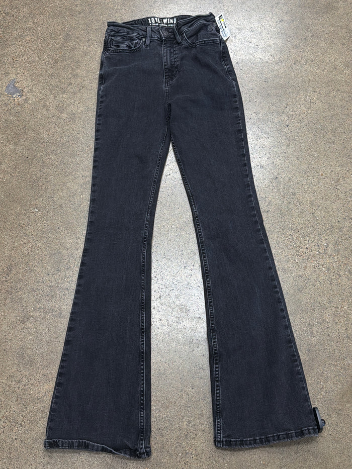Jeans Flared By Idyllwind In Black Denim, Size:2