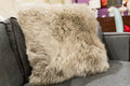 Lamb Wool Pillow 20" x 20", Vole - Auskin