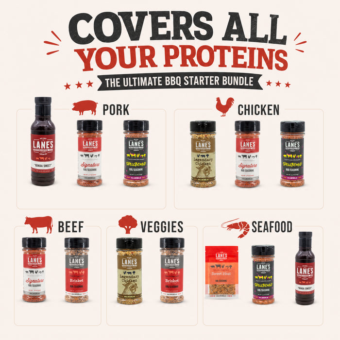 Lane's Backyard BBQ Starter Bundle + Free Shipping