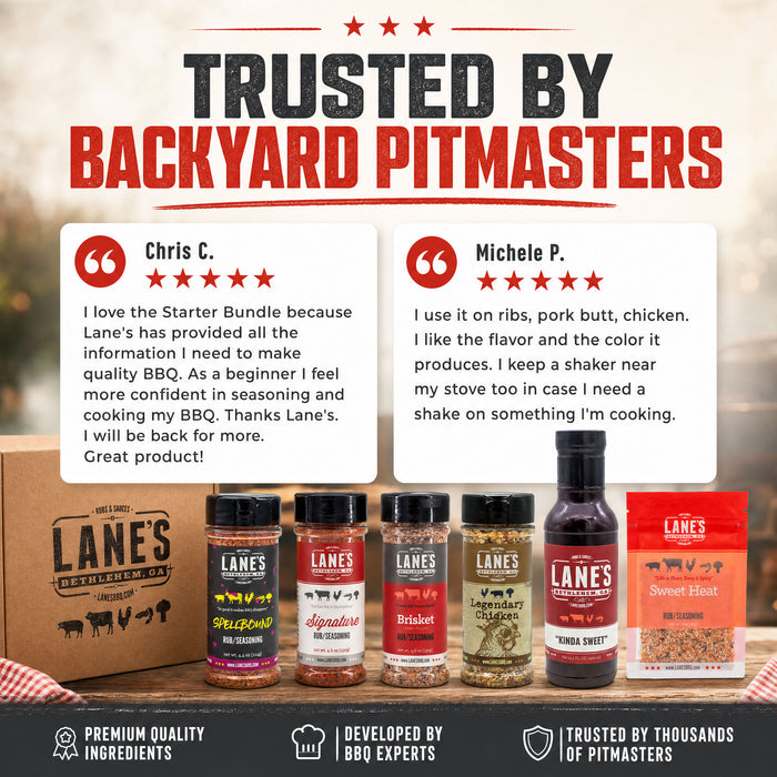 Lane's Backyard BBQ Starter Bundle + Free Shipping