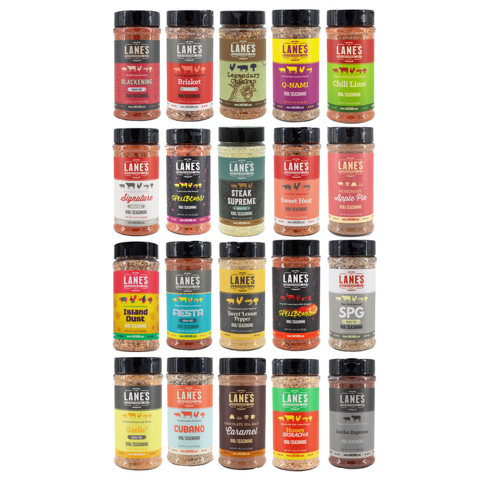 Lane's BBQ Complete Rub Set