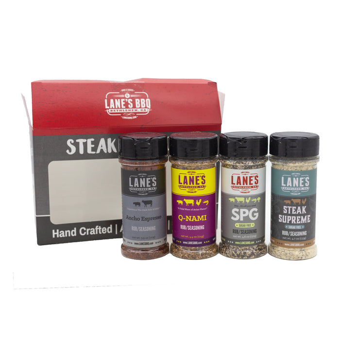 Lane's Best Steak Rubs 4-Pack Set