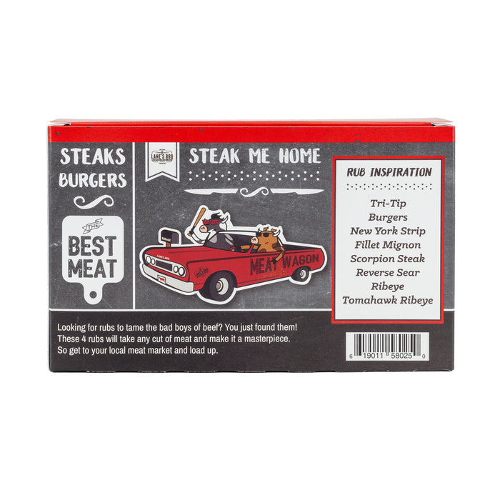 Lane's Best Steak Rubs 4-Pack Set