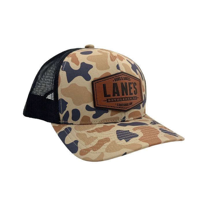 Lane's Leather Patch Hat