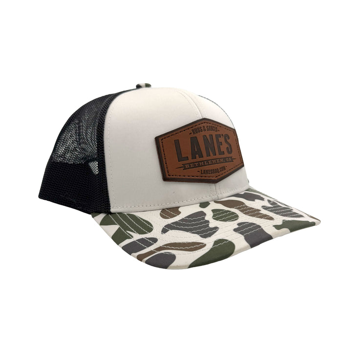 Lane's Leather Patch Hat