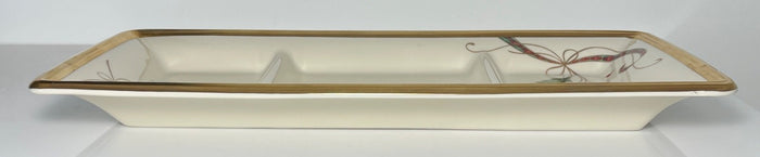 Lenox Holiday Nouveau 3 Part Rectangular Divided Server 15 7/8" Factory Second2