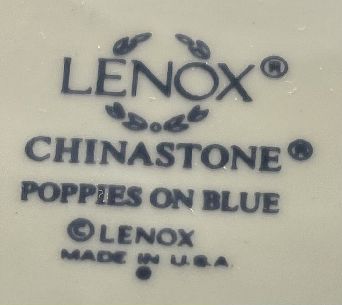 Lenox Poppies On Blue Creamer 8 Ounce1
