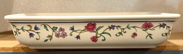 Lenox Rose Garden Rectangular Baker 12 7/8"0