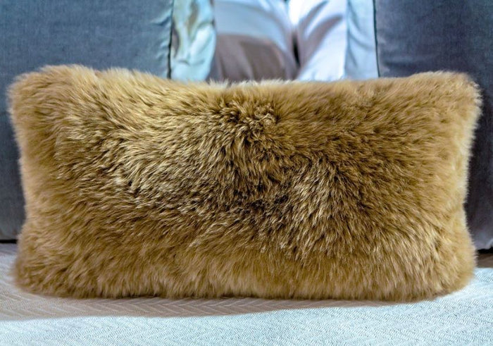 Long Wool Vole Pillow 11" x 22" - Auskin