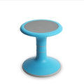 Light blue ergonomic wobble chair for kids, Office Logix Shop, core-strengthening stool