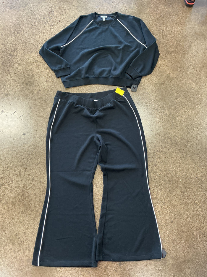 Lounge Set Pants By Spanx In Black, Size:3X