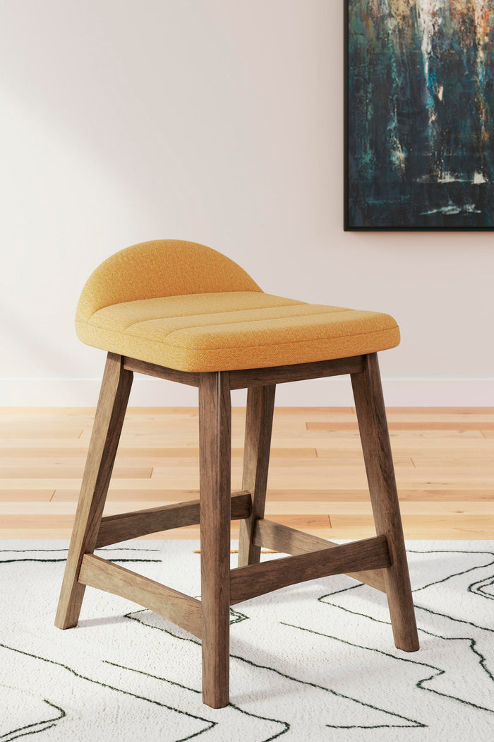 Mustard/Brown / Counter Height