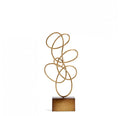 Medium Doodle Sculpture - Gold Leaf Design Group