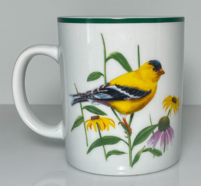 National Wildlife Federation WFE3 Mug Yellow Goldfinch 4 1/8"0