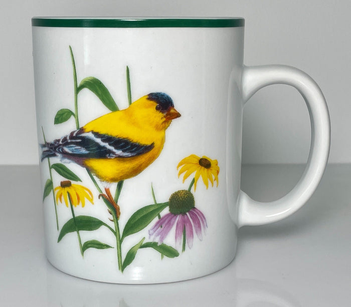 National Wildlife Federation WFE3 Mug Yellow Goldfinch 4 1/8"1