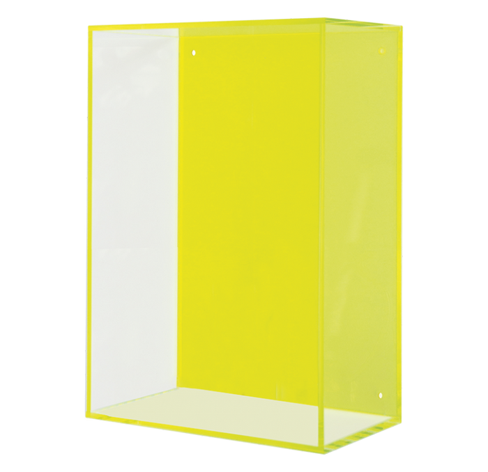 Neon Hanging Acrylic Box, Green - Gold Leaf Design Group