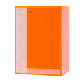 Neon Hanging Acrylic Box, Orange - Gold Leaf Design Group