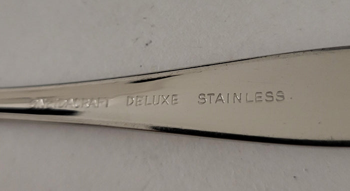Oneida Ember Glow Oneidacraft Deluxe Tablespoon 8 1/4" Stainless Flatware2