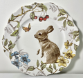 Pier 1 Sofie the Bunny Dinner Plate 10 1/2" Rabbit Easter Spring0