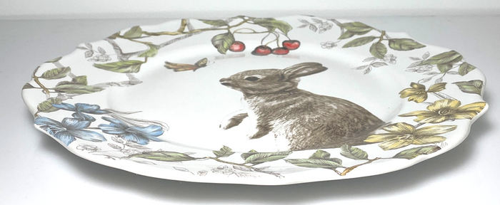Pier 1 Sofie the Bunny Dinner Plate 10 1/2" Rabbit Easter Spring1