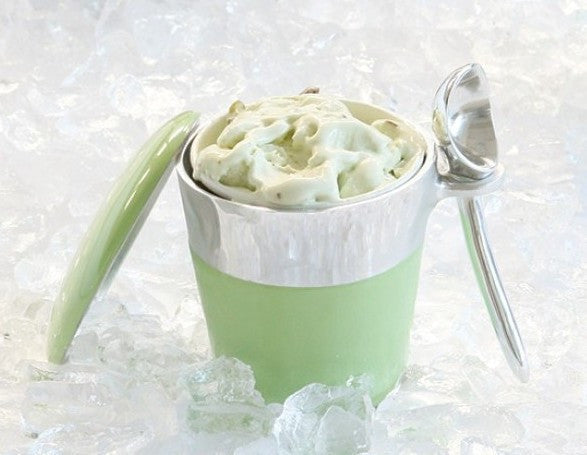 Pint Ice Cream Holder With Spoon, Vert - Nima Oberoi-Lunares